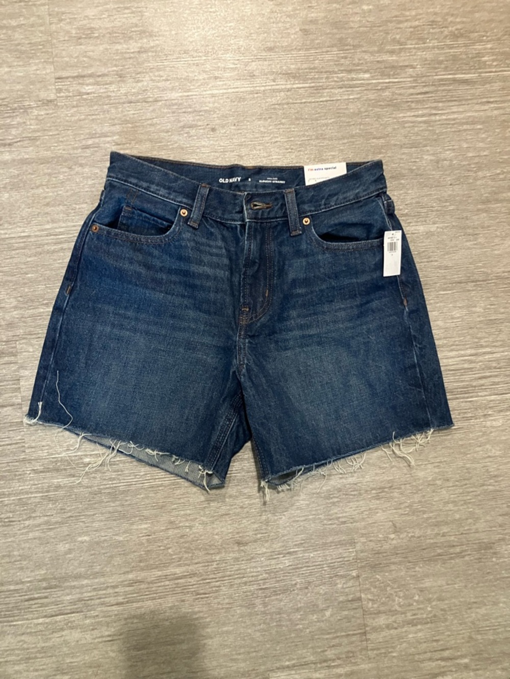 NWT Old Navy Slouchy Straight High Rise Denim Shorts